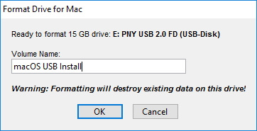 create a bootable usb drive in mac for windows